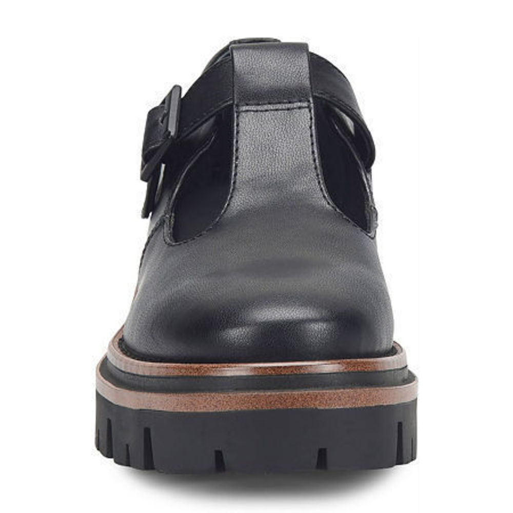 Kork-Ease Black Leather Women's Shoes